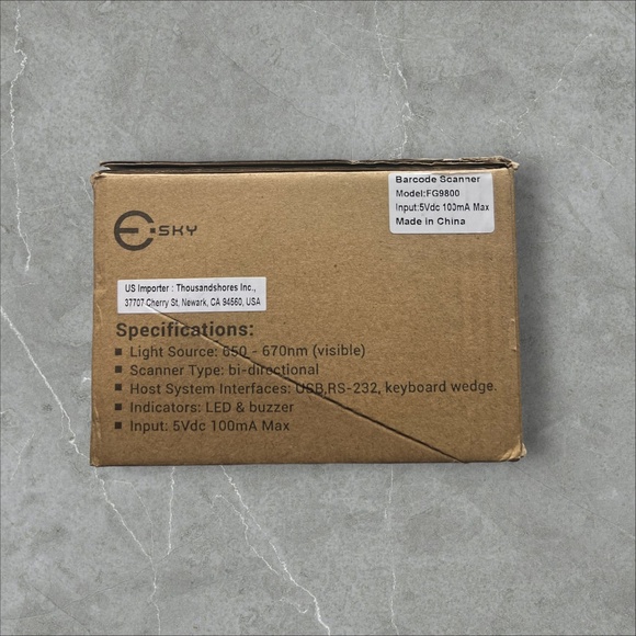 Esky Laser Barcode Scanner With Adjustable Stand Model FG9800 - Picture 5 of 6